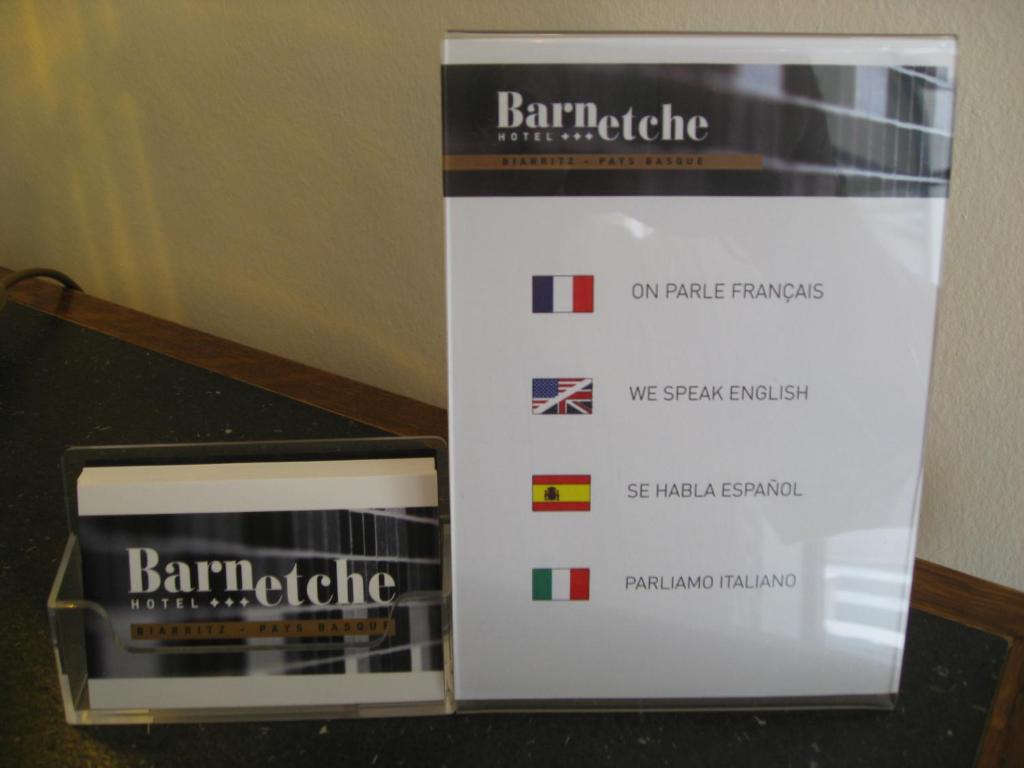 Certifikát, hodnocení, plakát nebo jiný dokument vystavený v ubytování Hotel Barnetche