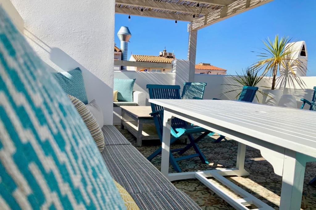 Balkón alebo terasa v ubytovaní La Baula Terraza, Boutique Apartament