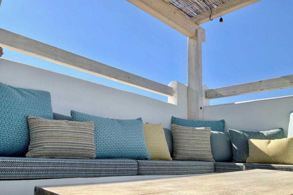Posedenie v ubytovaní La Baula Terraza, Boutique Apartament