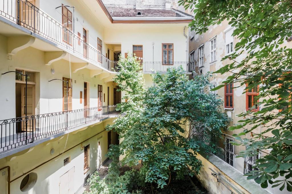 Balkón alebo terasa v ubytovaní Herbarium Apartment