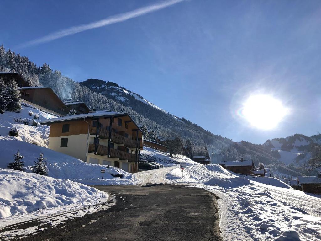 Obiekt Appartement de 2 chambres a Chatel a 250 m des pistes avec terrasse amenagee et wifi zimą