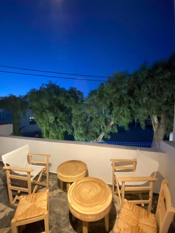 Balkón alebo terasa v ubytovaní InTown Mykonos- Two Bedrooms Duplex House