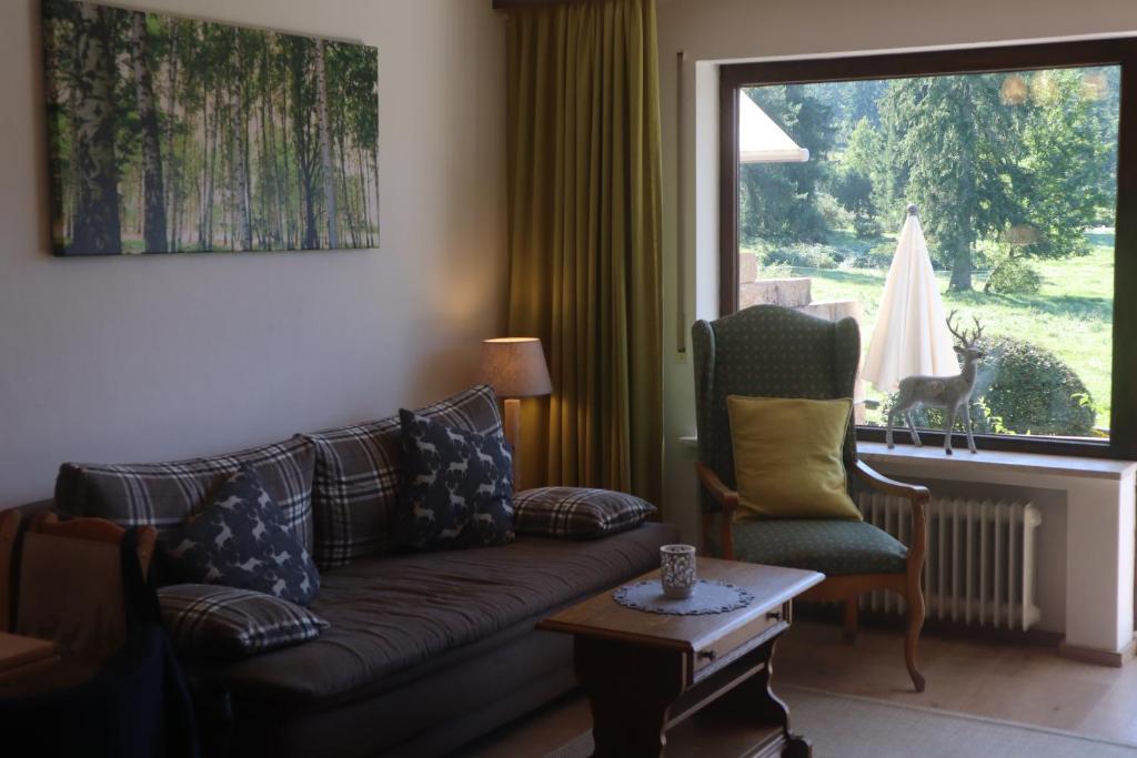 Posezení v ubytování Apartment Zugspitz