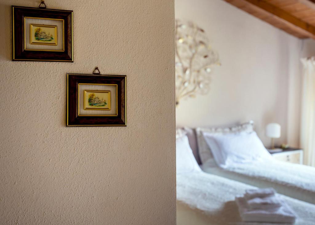 Postel nebo postele na pokoji v ubytování Corte dei Soavi