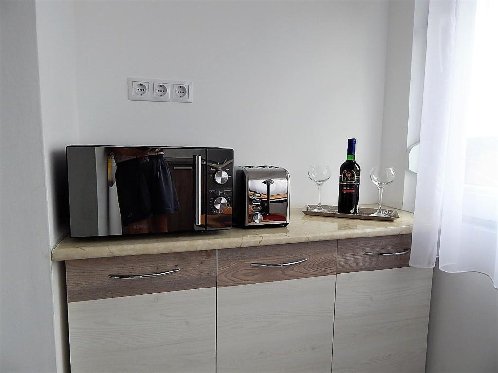 Nápoje v ubytování Bogácsa Apartman