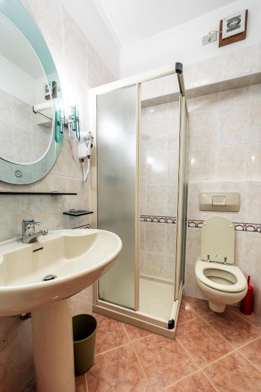 Kúpeľňa v ubytovaní Chalet La Nuvola