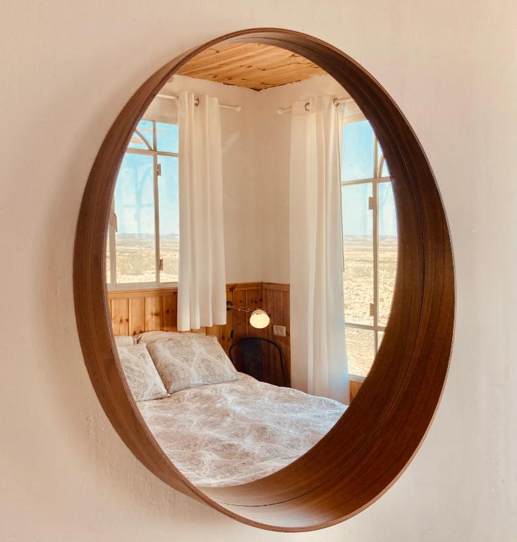 Letto o letti in una camera di Tobiana Desert Lodging Negev