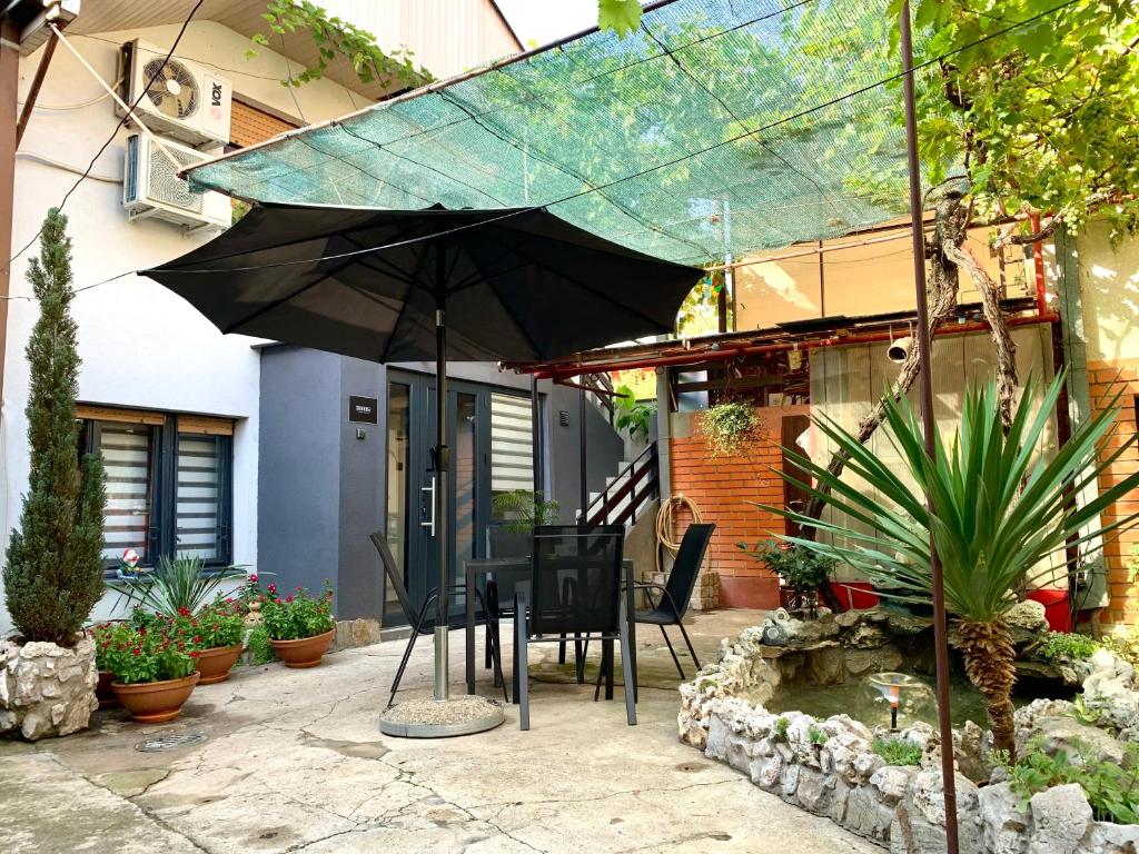 Patio nebo venkovní prostory v ubytování Sunrise Apartments