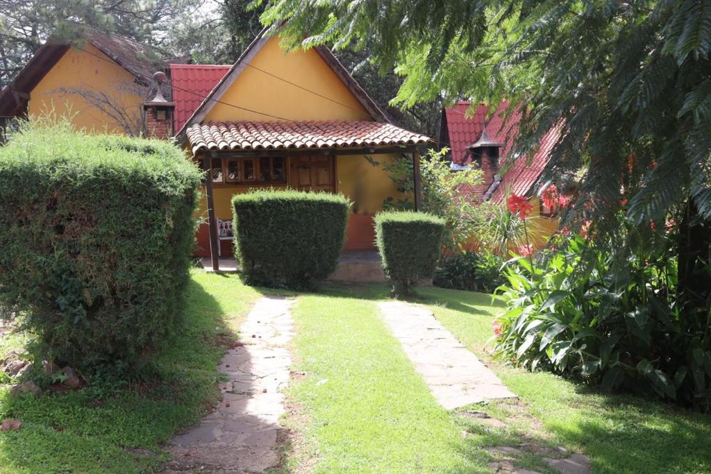 Zahrada ubytování Cabañas Lupita 22