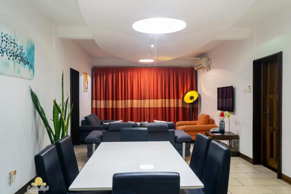 Posezení v ubytování Rosy Sea Front Beach Condo