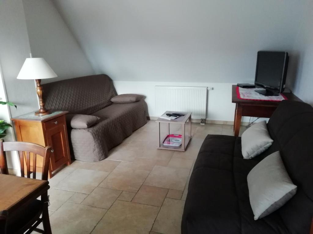 Posezení v ubytování Gîte HAURY