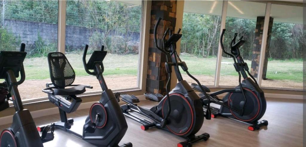 Fitness centrum a/nebo fitness zařízení v ubytování Laghetto Resort Golden Gramado