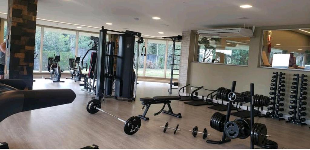 Fitness centrum a/nebo fitness zařízení v ubytování Laghetto Resort Golden Gramado