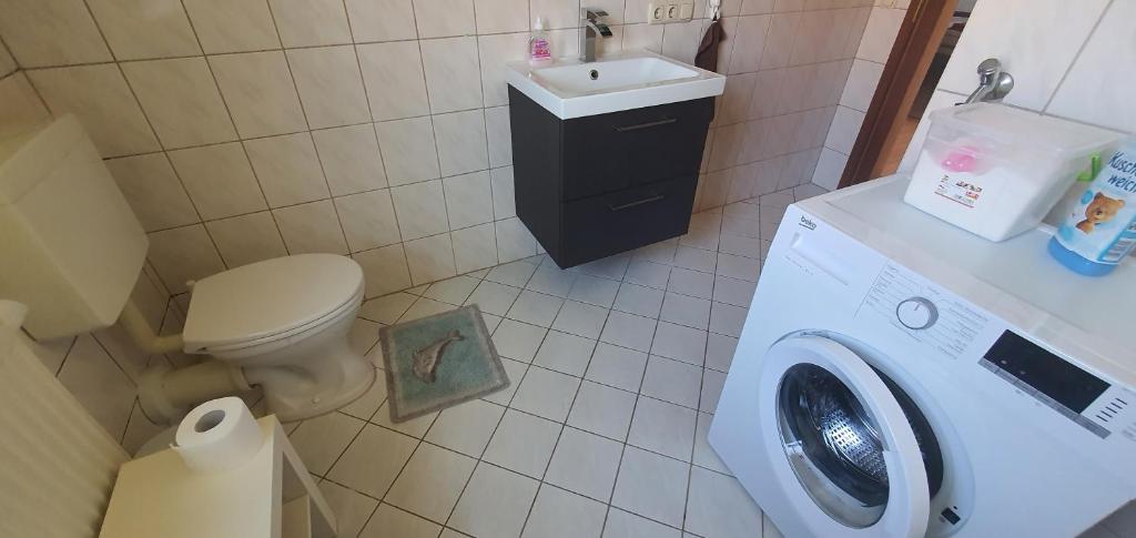 Koupelna v ubytování Apartment Marx