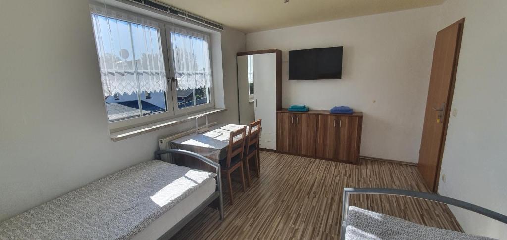 TV a/nebo společenská místnost v ubytování Apartment Marx