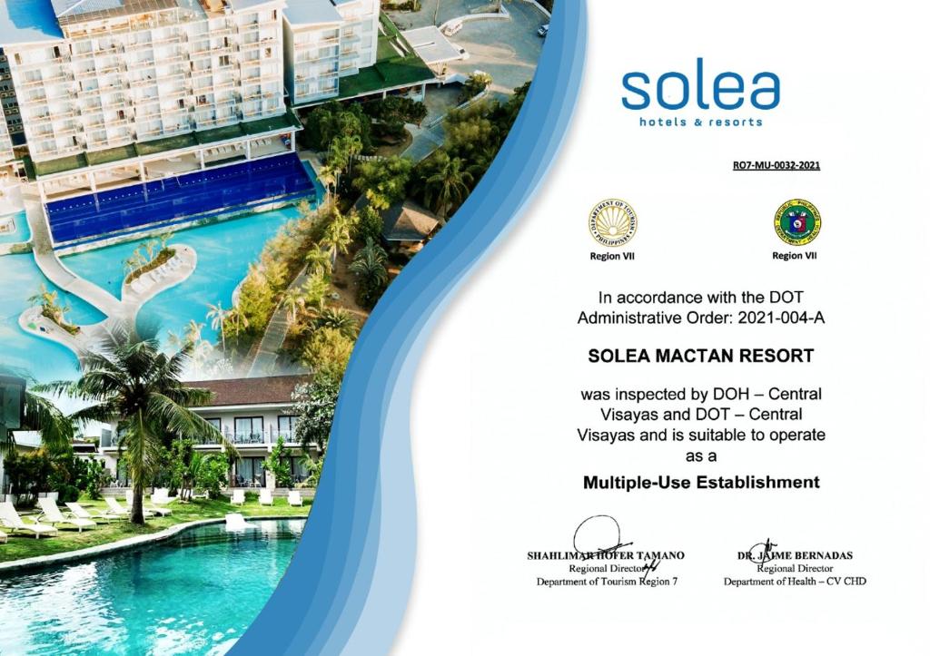 Bazén v ubytování Solea Mactan Resort nebo v jeho okolí