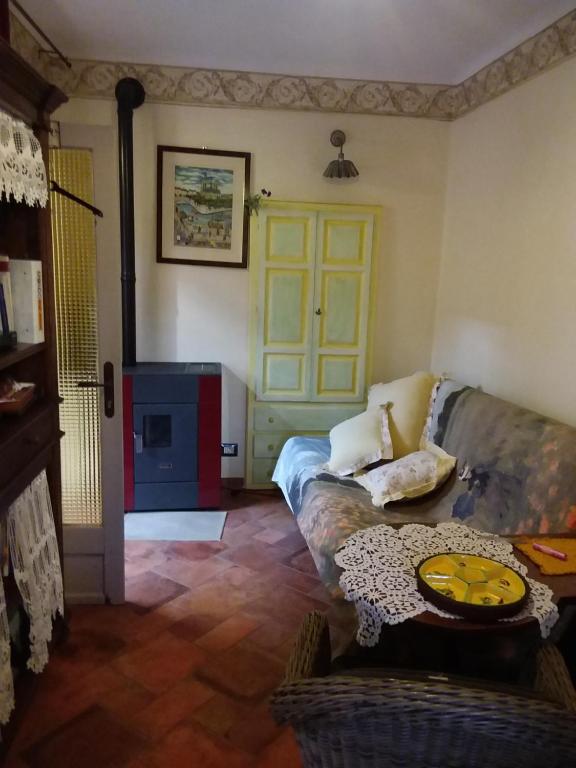 Posezení v ubytování Langhe studio flat