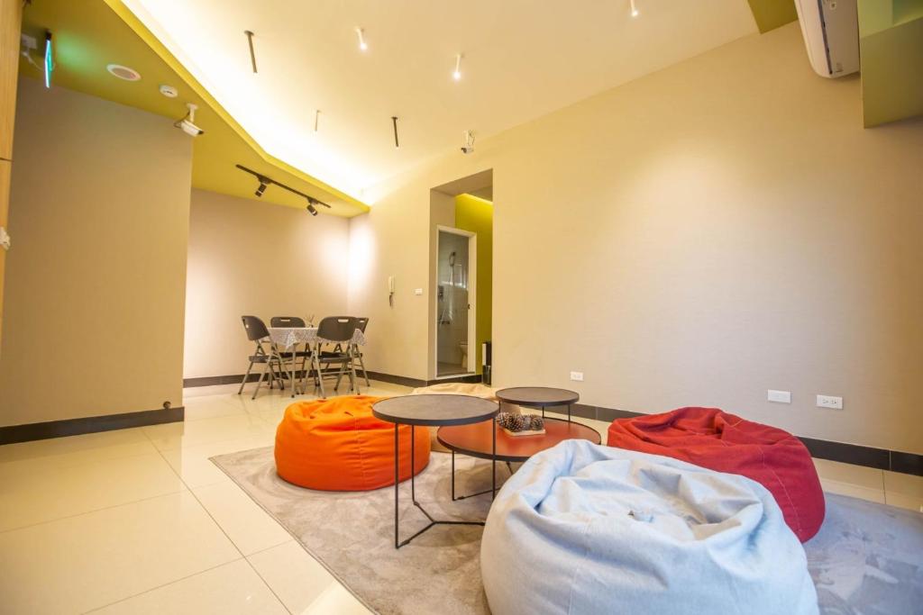 Posezení v ubytování 雅舍 Arthur Hostel