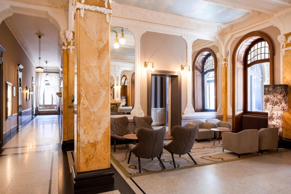 Posezení v ubytování Royal St. Georges Hotel Interlaken - MGallery Collection
