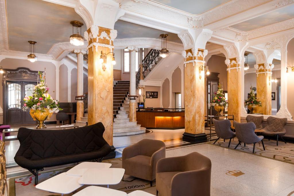 Posezení v ubytování Royal St. Georges Hotel Interlaken - MGallery Collection