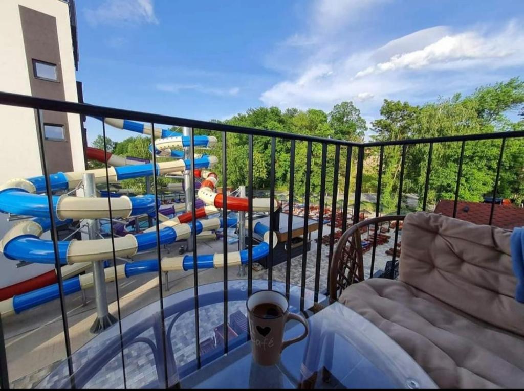 Balkón nebo terasa v ubytování Apartman TIM LUX 2