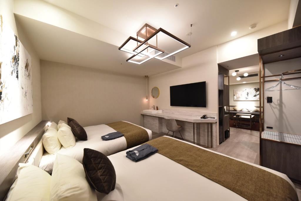 Hotel Cordia Osaka Hommachi電視和／或娛樂中心