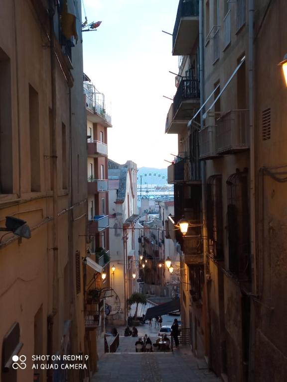 Widok na miasto Cagliari z tego apartamentu
