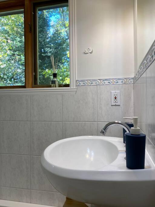 Ein Badezimmer in der Unterkunft Chalet «L'Autrichien» de Charlevoix