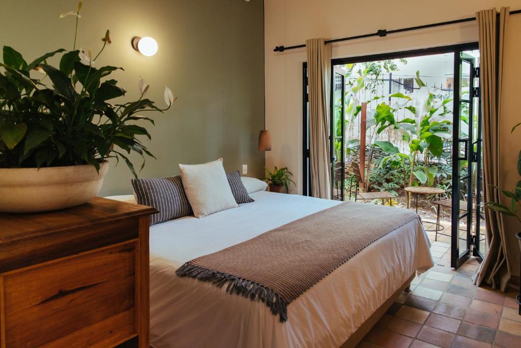 
Cama o camas de una habitación en Hotel Quinta Ladera
