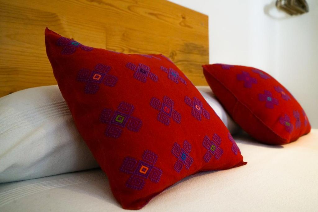 Postel nebo postele na pokoji v ubytování Gaia Guest House