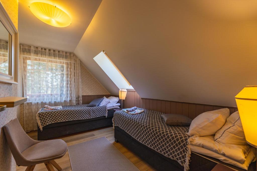 Posezení v ubytování Nuutri Villa