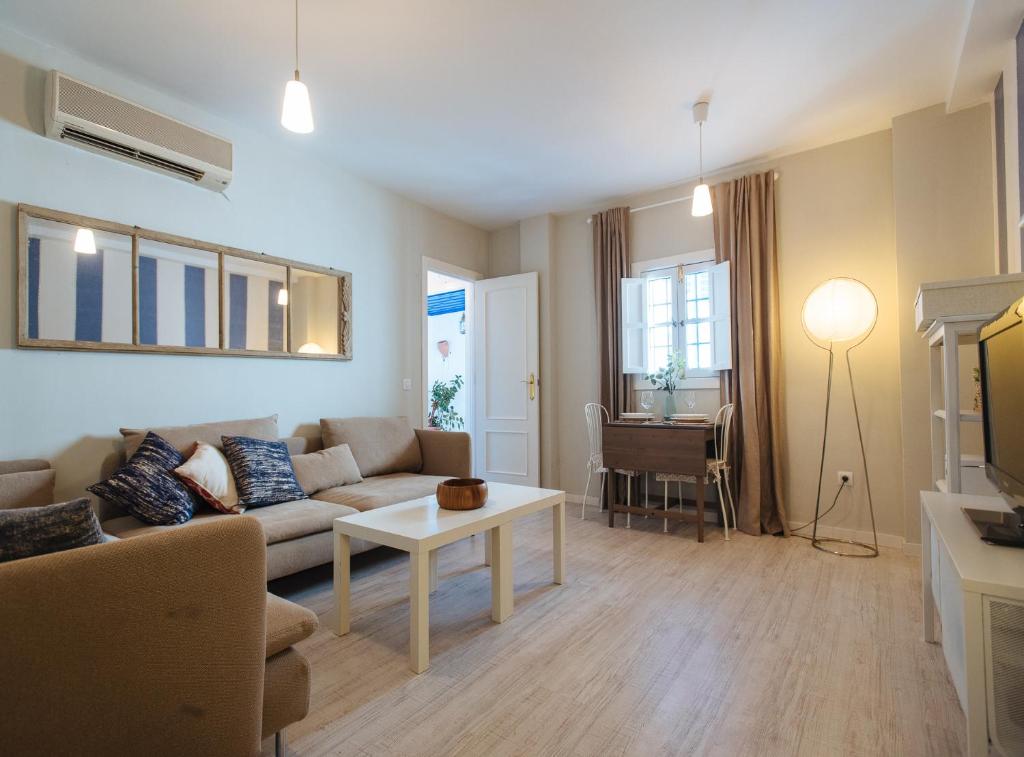 Posedenie v ubytovaní RentalSevilla Vidrio I