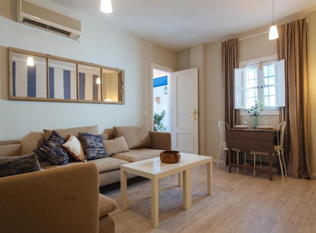 Posedenie v ubytovaní RentalSevilla Vidrio I