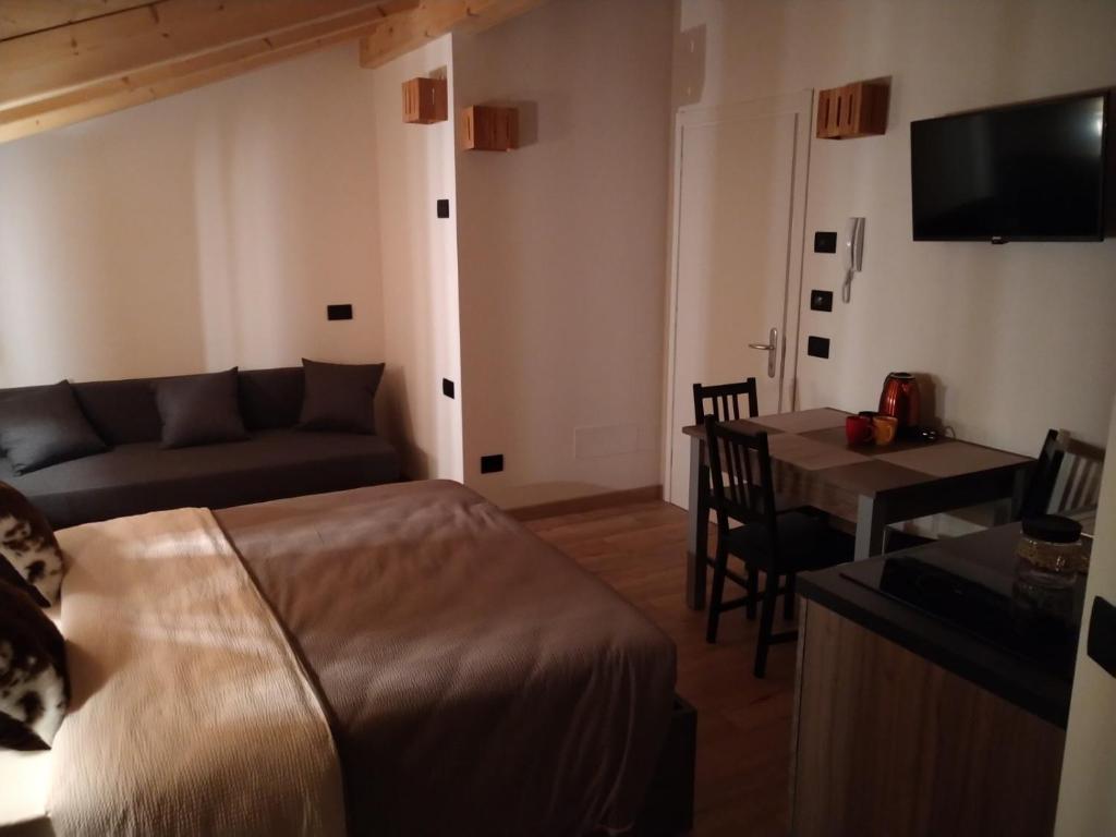 Posezení v ubytování Alpenrooms