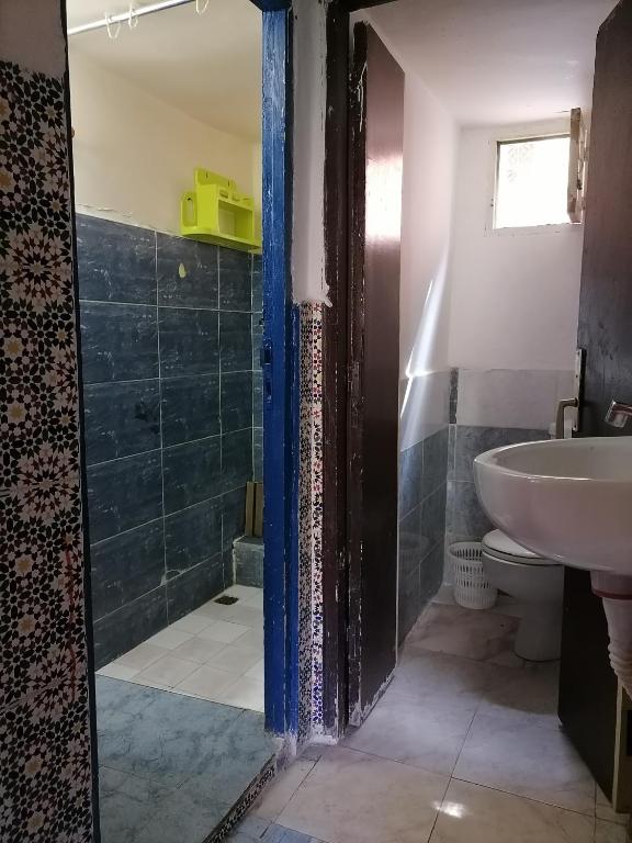 Koupelna v ubytování Gîte Tamsoulte