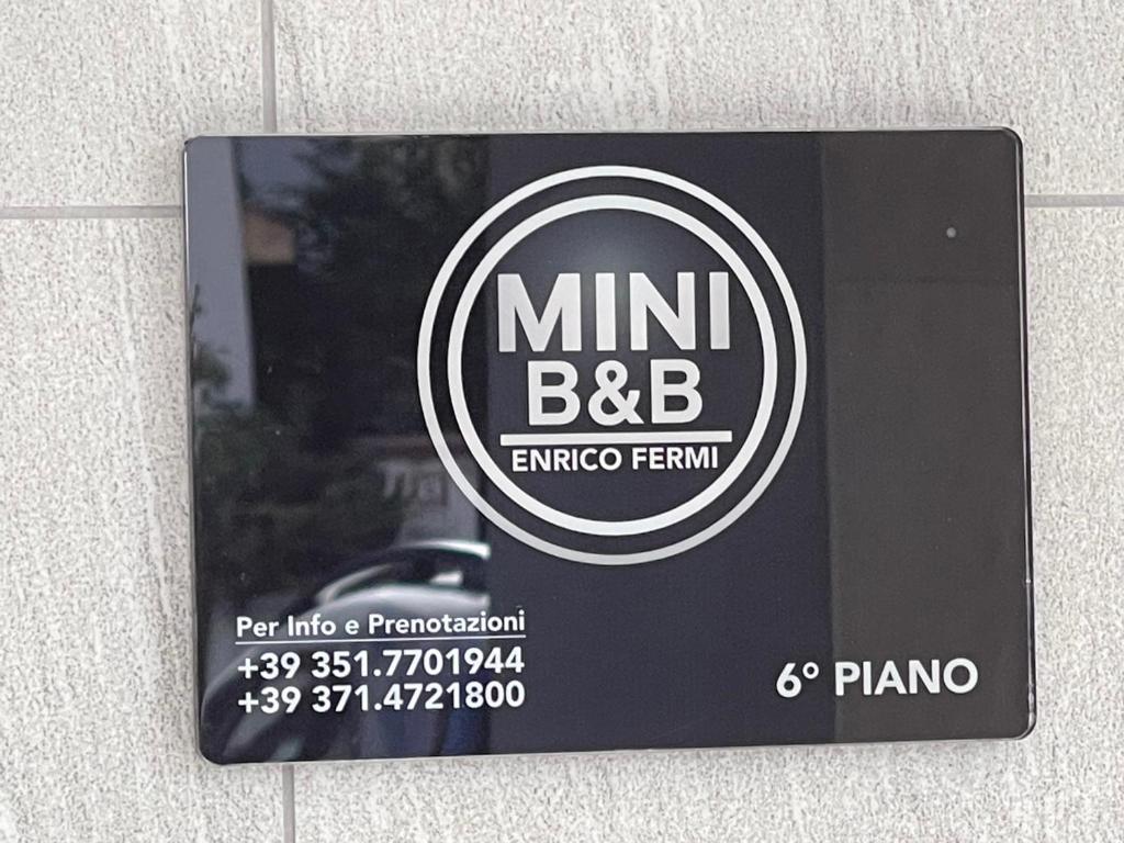 Certifikát, hodnocení, plakát nebo jiný dokument vystavený v ubytování Mini B&B - Enrico Fermi