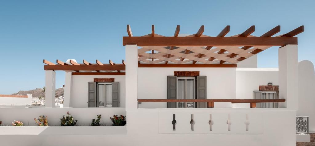 Balkón nebo terasa v ubytování Porto Naxos