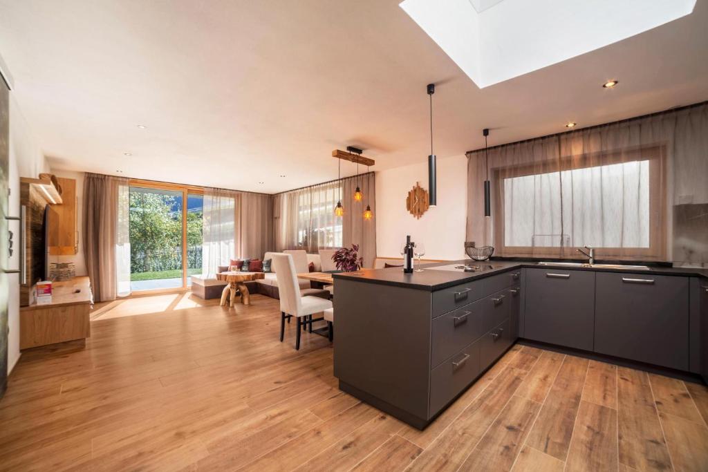 Kuchyň nebo kuchyňský kout v ubytování Chalet Riad