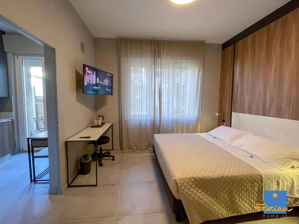 TV a/nebo společenská místnost v ubytování Florian Home
