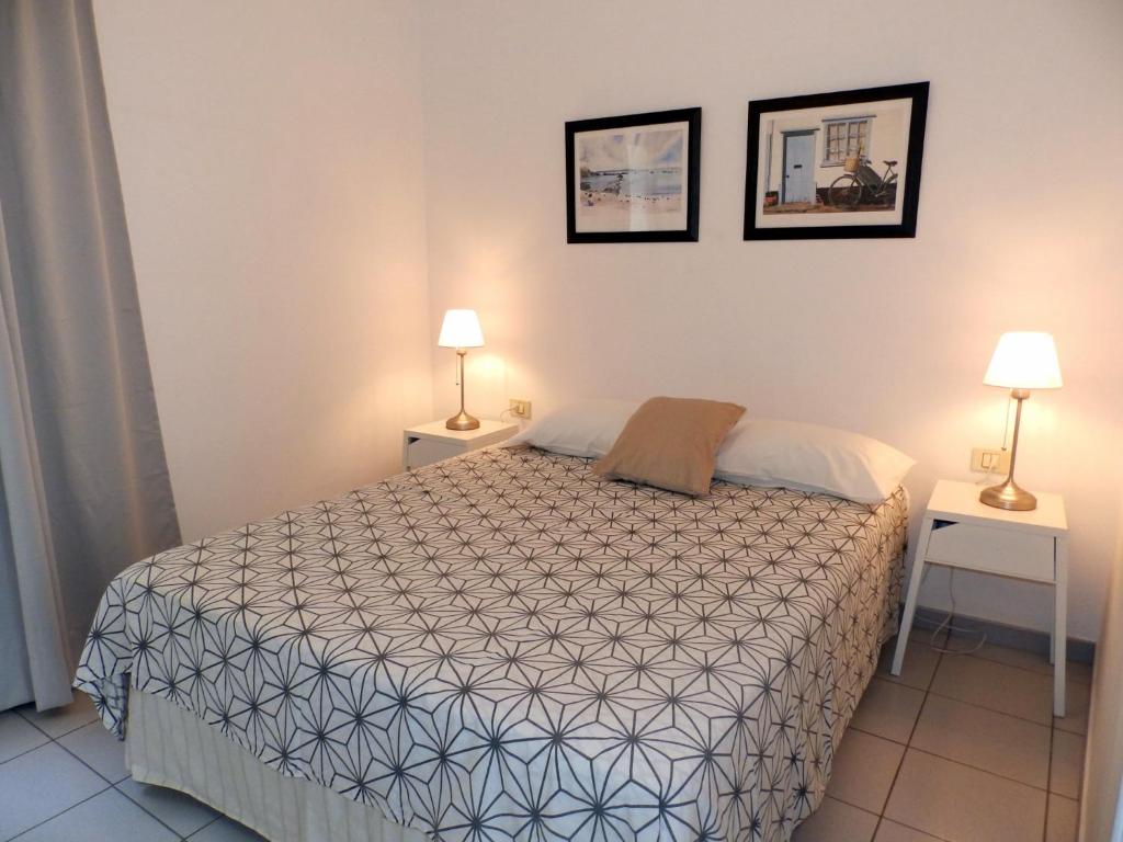 Postel nebo postele na pokoji v ubytování Apartamento Costa Roja Views