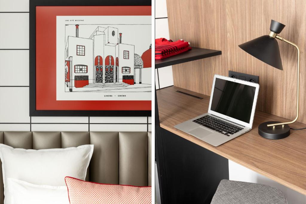 Hôtel Moderniste - Resim 19