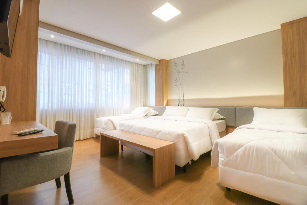 Postel nebo postele na pokoji v ubytování Pousada Bella Viena