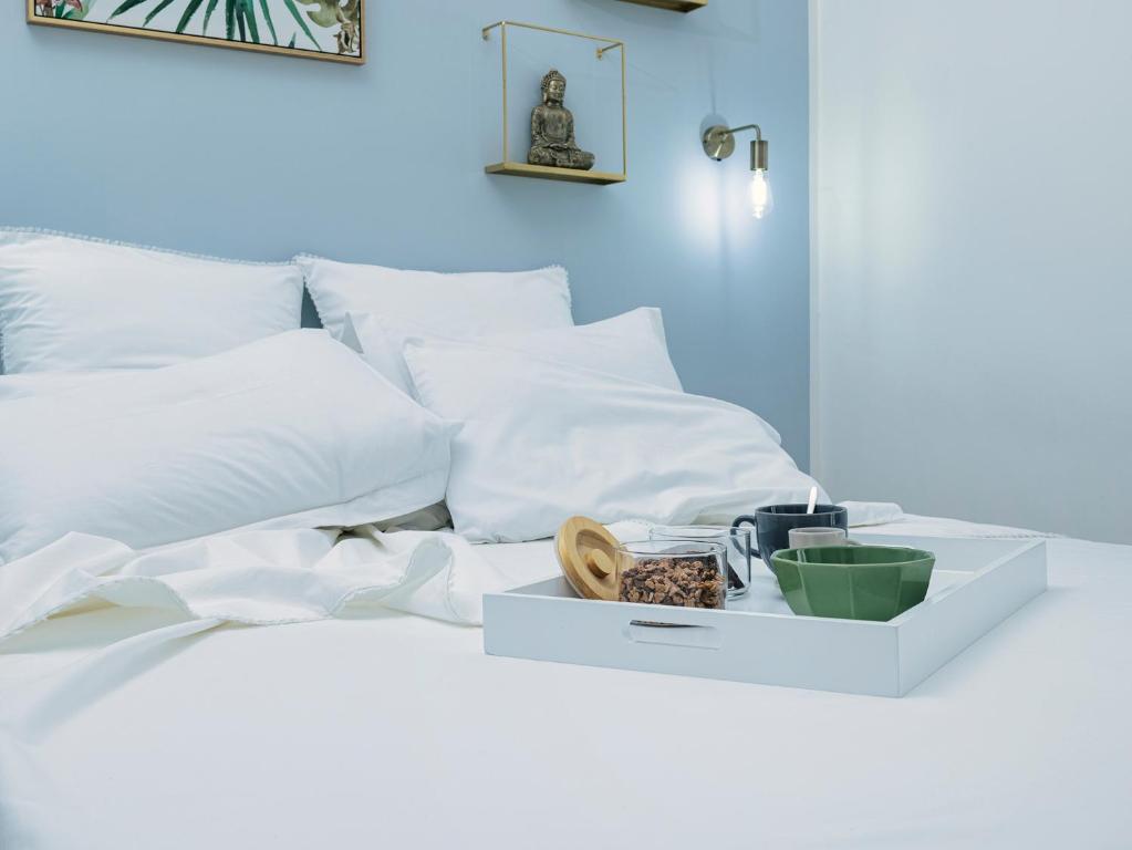 Posteľ alebo postele v izbe v ubytovaní Élite Suite