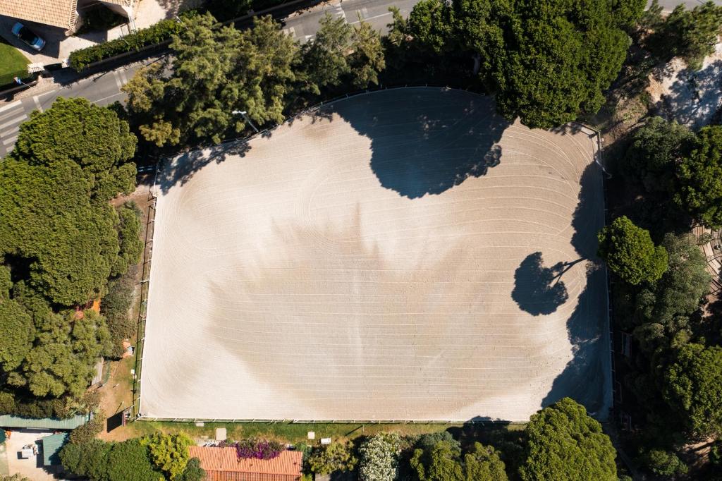 an aerial view of a field with trees at Quinta da Bicuda in Cascais