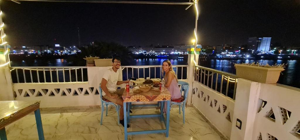 Balkón nebo terasa v ubytování Nuba Tod Abouda Guest House