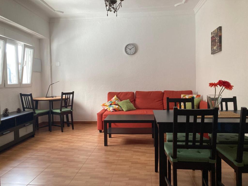 A seating area at Apartamento RETECH