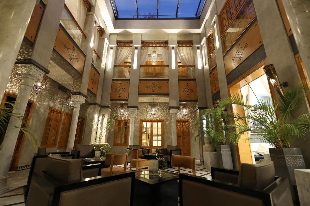 Posezení v ubytování Riad L'Etoile D'Orient