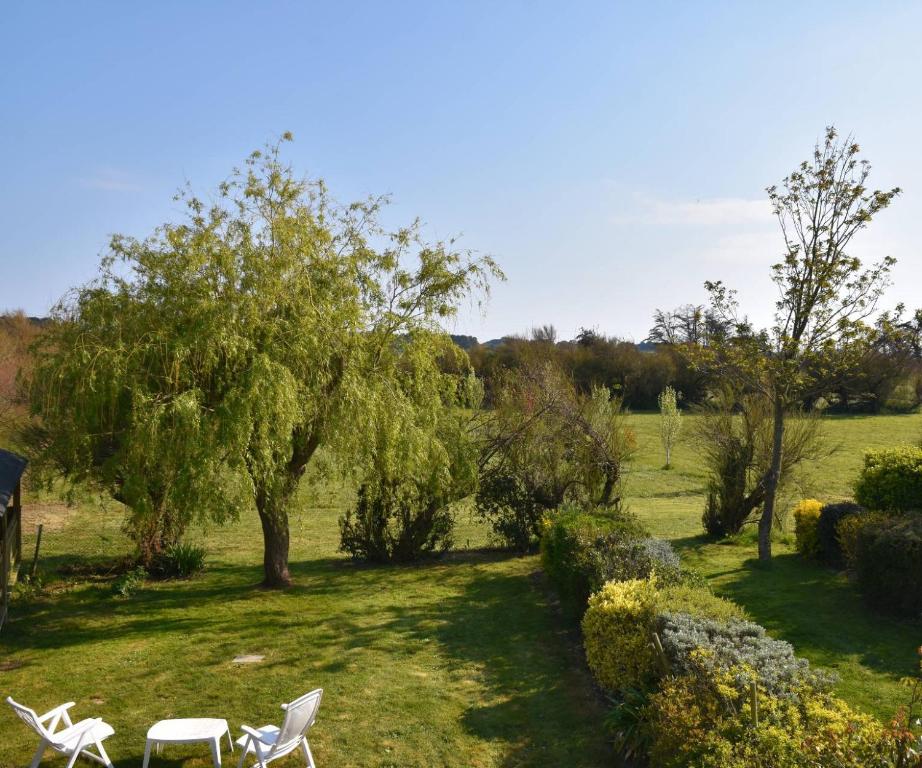 En hage utenfor Les Maisons de Kerdavid'île