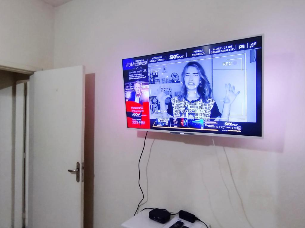TV a/nebo společenská místnost v ubytování Casa Julieta