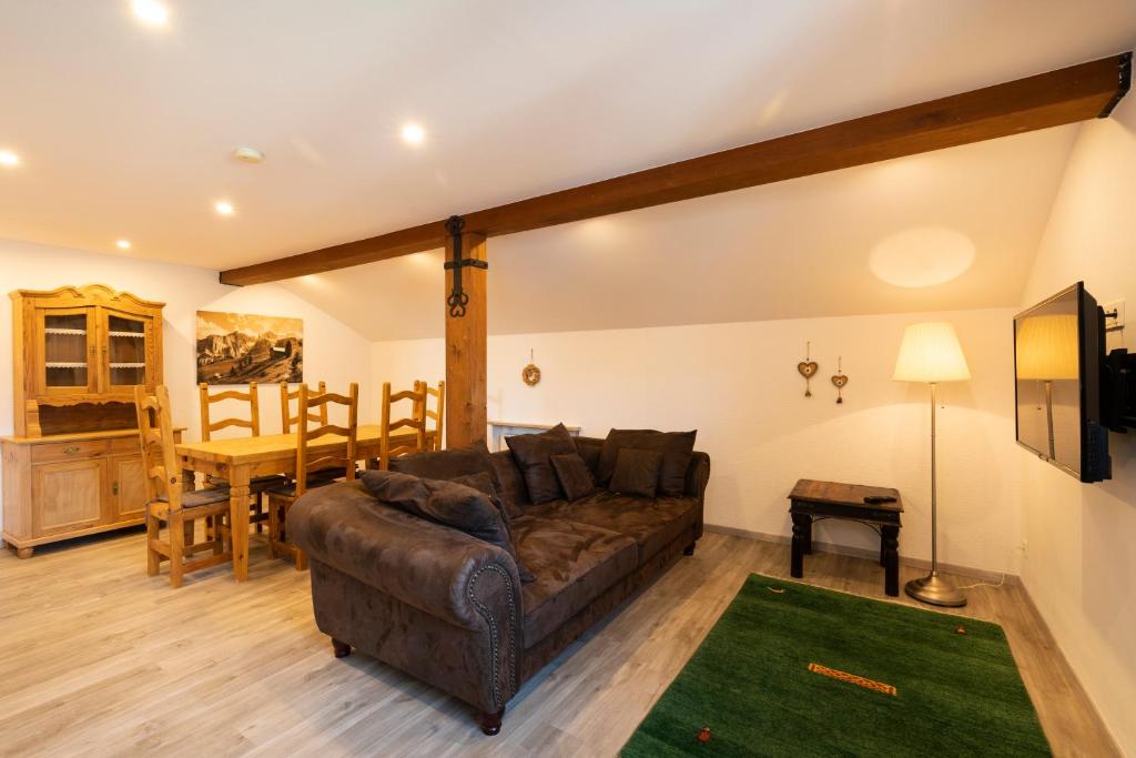 Posezení v ubytování Hotel Garni Bergidyll - adults only